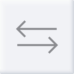 Neumorphism interface button. Modern website or mobile app design. Neumorphic UI UX white design.