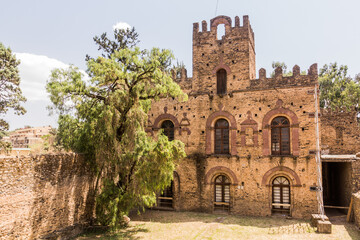 Fototapeta na wymiar Mentewab’s palace in the Royal Enclosure in Gondar, Ethiopia