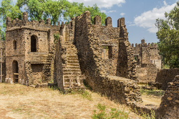 Ruins of the Royal Enclosure in Gondar, Ethiopia