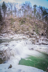 Beautiful Taughannock Falls State Park Winter Views