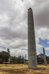 Rome stele (Stele 2) at the Northern stelae field in Axum, Ethiopia