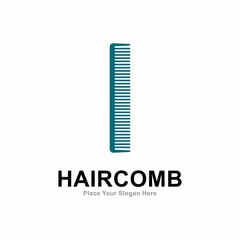 Comb letter I logo vector design. Suitable for business, fashion style, barbershop and salon