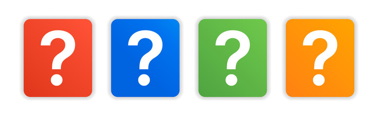 Question mark icon sign in graphic design.