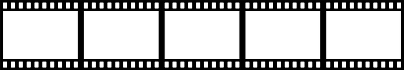 写真フィルム、シンプルなフレームイラスト