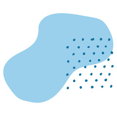 Abstract Organic Shapes minimalist Geometric and Flowing Elements