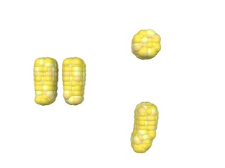 Corn Themed Font  Quotation Mark and Comma and Period