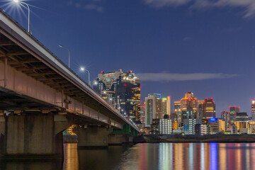 Fototapeta premium 都市夜景