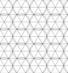 Seamless textile pattern geometric illustration