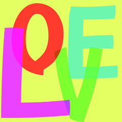 愛マークの背景素材