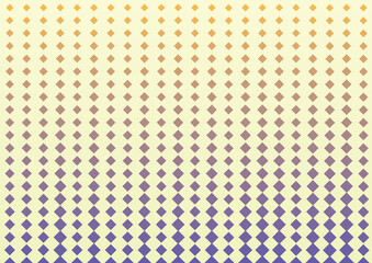 square colorful seamless geometric pattern with a yellow background