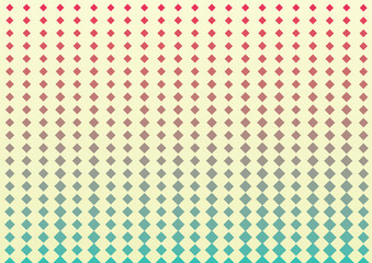 square colorful seamless geometric pattern with a yellow background