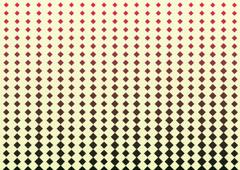 square colorful seamless geometric pattern with a yellow background