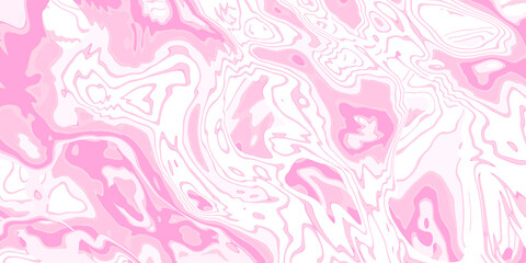Abstract white pink colors liquid graphic texture background.