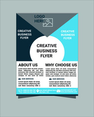 Flyer design template vector design. Layout template in A4 size.Business flyer design a4 template. Vector illustration.Corporate business flyer.