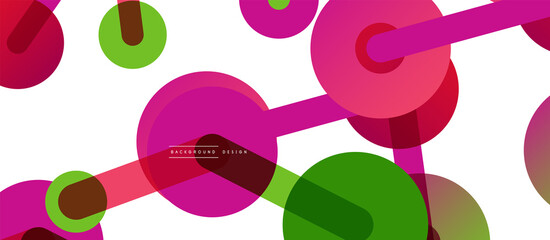 Network concept abstract background. Dots connection. Big data idea. Business template for wallpaper, banner, background or landing