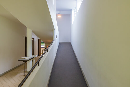 POISSY, FARNCE - MAY 27, 2016: Interiors Of The Villa Savoye, A Modernist Villa And Gatelodge In Poissy, On The Outskirts Of Paris, France.	