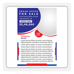 home for sale social media poster template