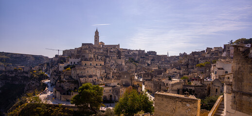 Fototapeta premium Matera in Italy - one of the most beautiful Italian cities - travel photography