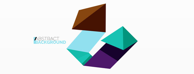 Fototapeta premium Creative geometric wallpaper. Abstract ribbon style line composition. Techno business template for wallpaper, banner, background or landing