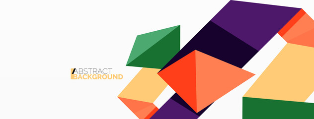 Creative geometric wallpaper. Abstract ribbon style line composition. Techno business template for wallpaper, banner, background or landing