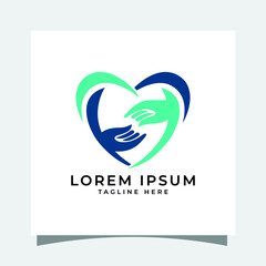 wellness community logo design template