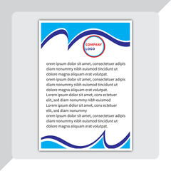 Business letterhead templates social media plyer post template