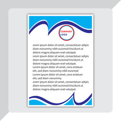 Business letterhead templates social media plyer post template