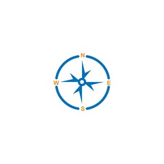 Compass logo icon illustration design template