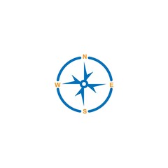 Compass logo icon illustration design template