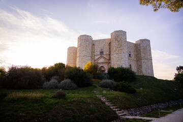 Castel del Monte in Apulia Italy is a popular landmark and tourist attraction - travel photography