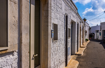 Famous Trulli houses in the city of Alberobello in Italy - travel photography