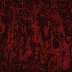 Grunge background is red. Abstract scratched texture. Vector graffiti