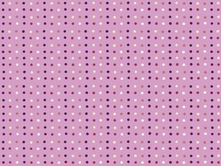 Purple polka dots seamless pattern. © Kumamoribysine