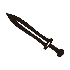 sword icon vector illustration sign	