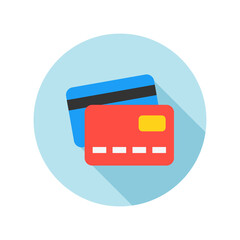 Credit cards vector icon symbol design