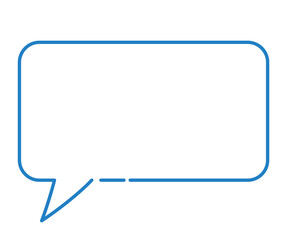 線画　手書きタッチの漫画、コミックの吹き出し　コメントバルーンのイラスト、アイコン　四角形フレーム