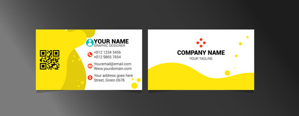 Vector Business Card Name Card template. EPS 10.