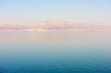 The coast of the Dead Sea near Ein Gedi nature reserve in Israel