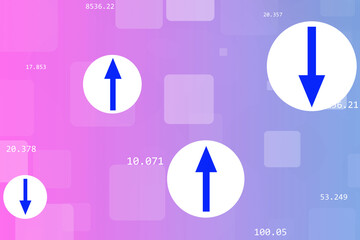 2D Digital Abstract Business Networking background
