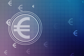 

2D rendering euro currency symbol
