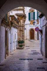Naklejka premium Historic city center of Martina Franca in Italy - travel photography