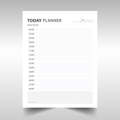 Today Planner Template