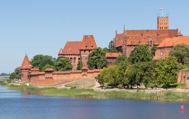 Malbork, Poland - largest castle in the world by land area, and a Unesco World Heritage Site, the Malbork Castle is a wonderful exemple of Teutonic fortress