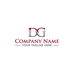 DG Law Firm Initial for Your Company Logo Sign Design