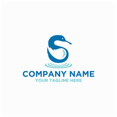 Swan Logo Sign Design