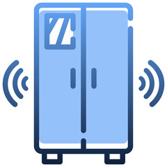 REFRIGERATOR Gradient icon,linear,outline,graphic,illustration