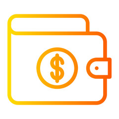 wallet gradient icon