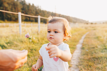 mother and daughter playing