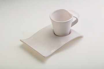 Empty cup for tea or coffee