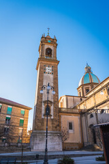 View of San Giuliano Cathedral in Caltagirone, Catania, Sicily, Italy, Europe, World Heritage Site